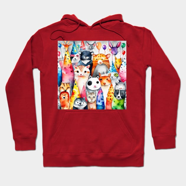 Party animals gift ideas Hoodie by WeLoveAnimals